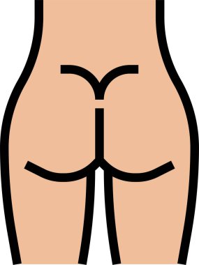 Popo simgesi, vektör çizimi