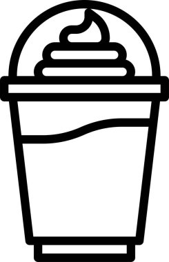 yiyecek ve içecek konsepti vektör modern resimleme simgesi 