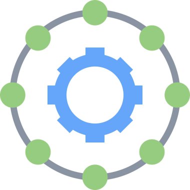 Ağ simgesi, vektör illüstrasyonu