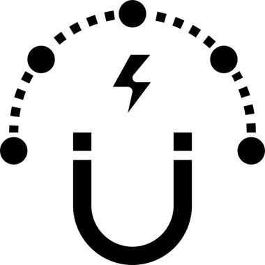 mıknatıs manyetizması titreşimler vektör çizimi 