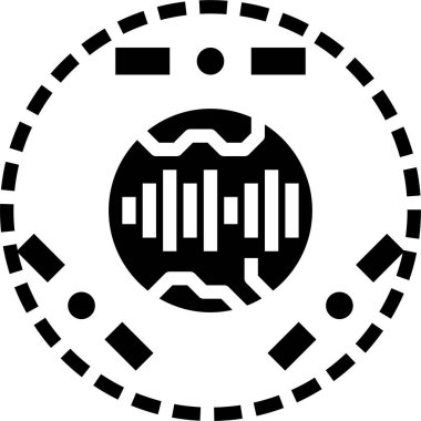 uydu istasyonu vektör illüstrasyonu