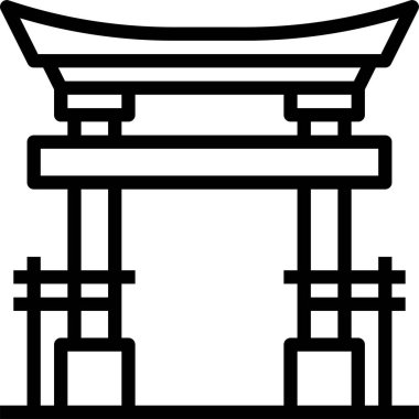 mimari konsepti grafik vektör illüstrasyonu 