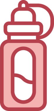 yiyecek ve içecek konsepti vektör modern resimleme simgesi 