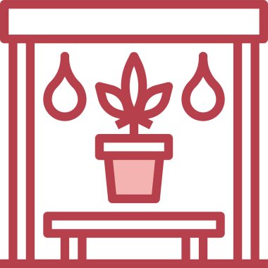 marijuana konsept vektör illüstrasyonu 