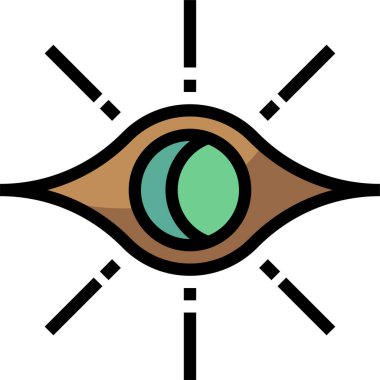 Büyük Patlama simgesi, vektör çizimi