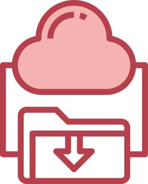 Simge indir, vektör illüstrasyonu