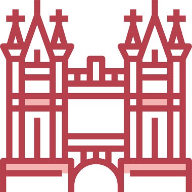 mimari konsepti grafik vektör illüstrasyonu 