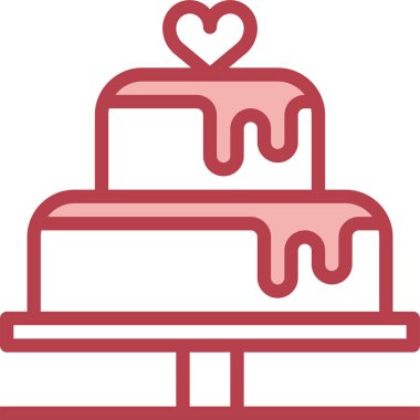 Kek simgesi, vektör illüstrasyonu