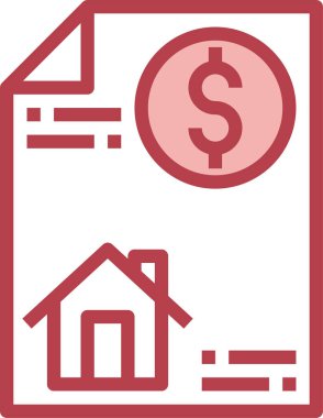 Emanet hesabı simgesi, vektör illüstrasyonu