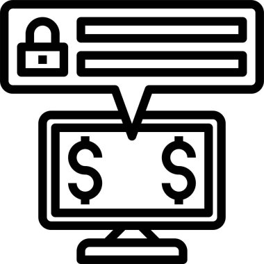 Hesap GDPR simgesi, vektör illüstrasyonu