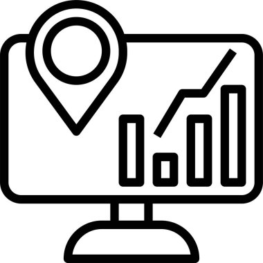 gps simgesi, vektör illüstrasyonu