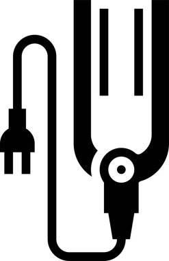 Saç simgesi vektör illüstrasyonu için düzeltici