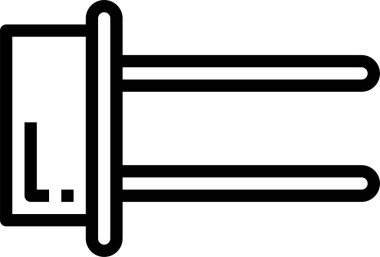 Kristal Osilatör simgesi, vektör illüstrasyonu
