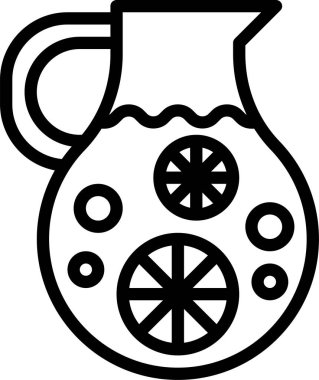 yiyecek ve içecek konsepti vektör modern resimleme simgesi 