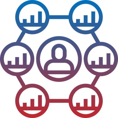 finans ve iş konsepti vektör illüstrasyonu 