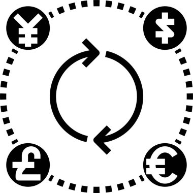 Değişim simgesi, vektör illüstrasyonu