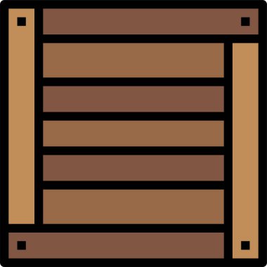 ahşap konsept vektör çizimi 