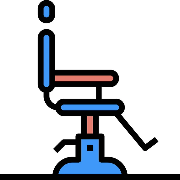 Barbershop Seat Icon Vector Illustration — 스톡 벡터