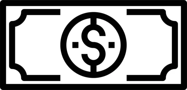 Geld Konzept Symbol Vektor Illustration — Stockvektor