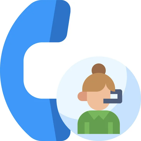 Telefoon Concept Pictogram Vector Illustratie — Stockvector