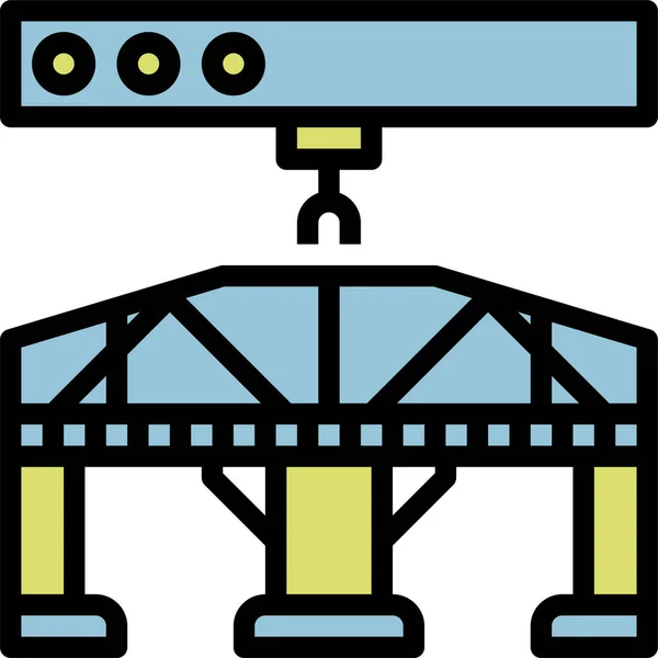 Ikona Wyposażenia Drukarki Sztuczna Inteligencja Elektronika Elektronika Wektor Ilustracji — Wektor stockowy