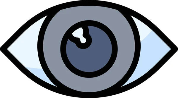 Icono Del Ojo Ilustración Vectorial — Vector de stock