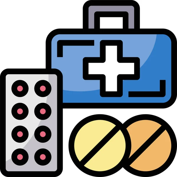 Médecine Santé Concept Vectoriel Illustration — Image vectorielle