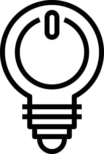 ライト アイコンのベクトル図 — ストックベクタ