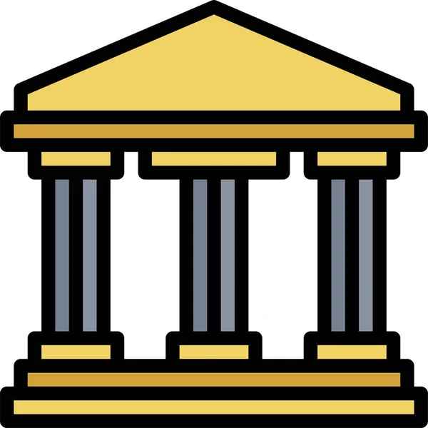 Иконка Банка Векторная Иллюстрация — стоковый вектор