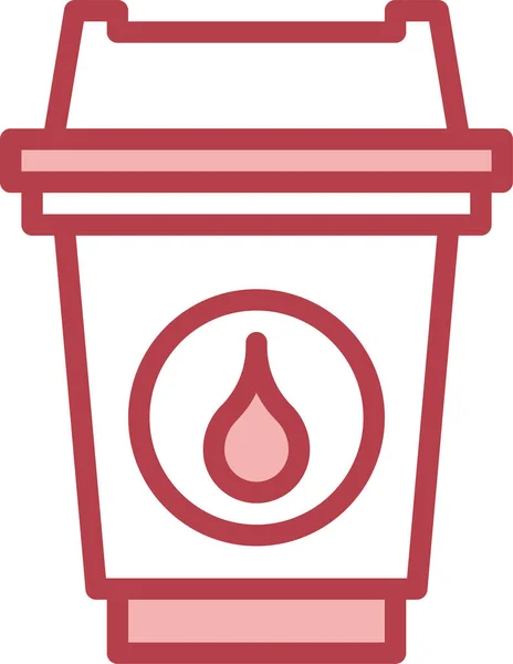 Icona Della Caffetteria Illustrazione Vettoriale — Vettoriale Stock