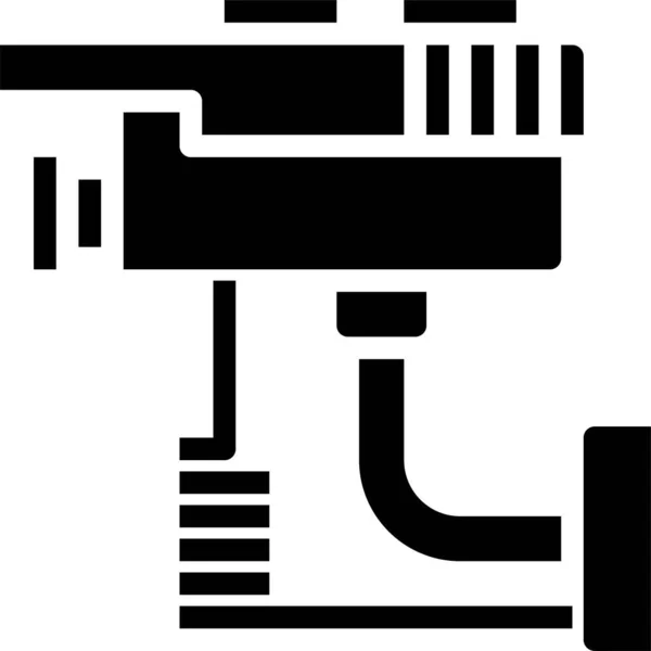 Ícone Circuito Cctv Ilustração Vetorial —  Vetores de Stock