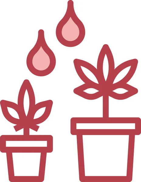 Concepto Marihuana Icono Vector Ilustración — Vector de stock