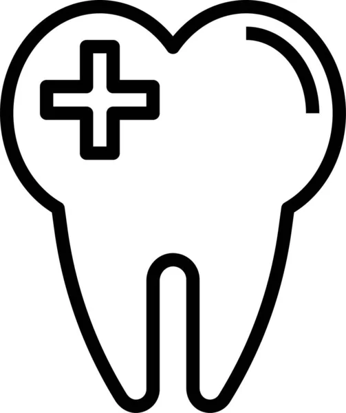 Icono Servicio Dental Ilustración Vectorial — Archivo Imágenes Vectoriales