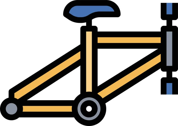 Icono Bicicleta Ilustración Vectorial — Vector de stock