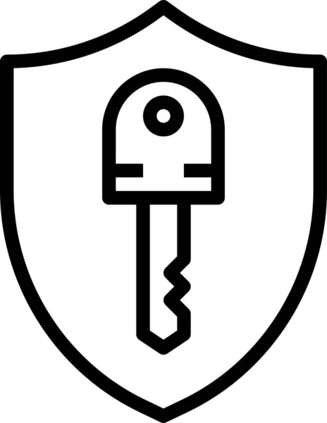 Passwort Sicherheitskonzept Vektor Illustration — Stockvektor