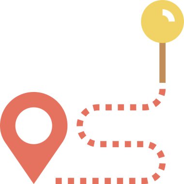 gps simgesi, vektör illüstrasyonu