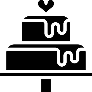 Kek simgesi, vektör illüstrasyonu