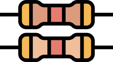 Elektronik konsept vektör illüstrasyonu