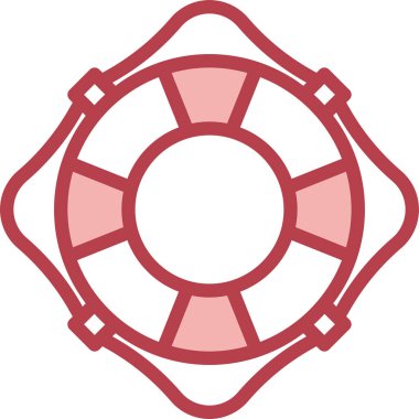 Cankurtaran simgesi vektör illüstrasyonuna yardım et 