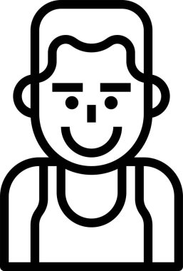 avatar simgesi vektör illüstrasyonu