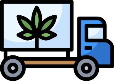 marijuana konsept vektör illüstrasyonu 