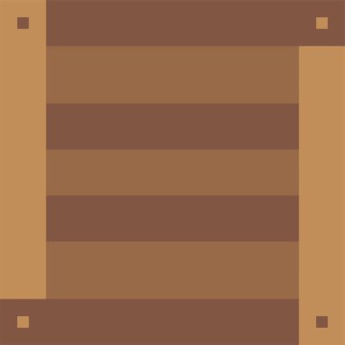 ahşap konsept vektör çizimi 