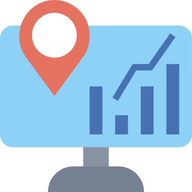 gps simgesi, vektör illüstrasyonu