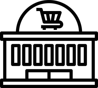 iş ve mali simge konsept vektör çizimi 