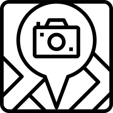 Yol yolu konumu konum konsept vektör illüstrasyon simgesi 