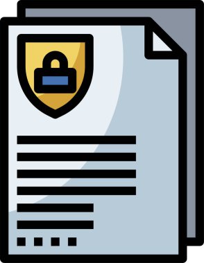 kağıt ve belge ikon vektör illüstrasyonuName 