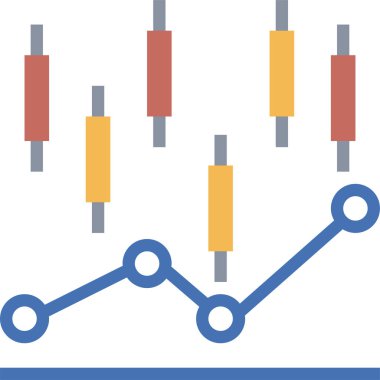 Analiz çizelgesi simgesi, vektör illüstrasyonu 