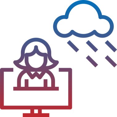 Tahmin simgesi, vektör illüstrasyonu