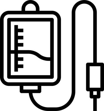 Kan bağışı kutsal kişilerin resmi, vektör çizim