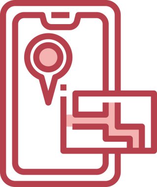 telefon cep telefonu simgesi vektör illüstrasyonu 